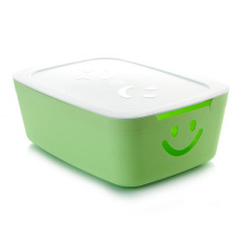 Colorful Smile Design Caixa de armazenamento de plástico para armazenamento doméstico (SLSN042)